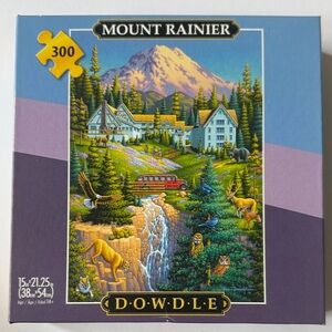 Dowdle Mount Rainier 300-Piece Puzzle - Blue and Green